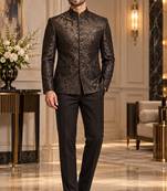 Black jodhpuri bandhgala ethnic wear