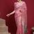Pink ethnic motifs banarasi fastive saree