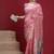 Pink ethnic motifs banarasi fastive saree