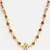 Gold plated kundan brown stones maang tikka with earrings