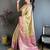 Cream woven design zari silk blend kanjeevaram saree