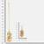 Gold plated kundan blue stone maang tikka with earrings