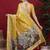 Yellow ethnic motifs banarasi fastive saree