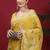 Yellow ethnic motifs banarasi fastive saree