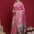 Pink ethnic motifs banarasi fastive saree