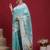 Blue ethnic motifs banarasi fastive saree