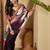 Multicolor multi satin printed sarees