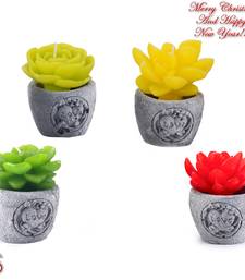 14 off buy beautiful floral shape decorative candles with stand set of 4 christmas decoration - Christmas Decorations Online 14 off buy beautiful floral shape decorative candles with stand set of 4 christmas decoration - Christmas Decorations Online