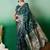 Green ethnic motif zari woven kanjeevaram saree