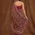 Maroon maroon floral printed beads and stones sarees