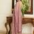 Pink embellished sarees with unstitched blouse piece