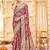 Mauve woven design banarasi sarees blouse piece