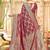 Mauve woven design banarasi sarees blouse piece