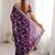Purple embellished embroidered tissue designer saree