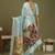 Blue ethnic motifs banarasi fastive saree