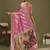 Pink ethnic motifs banarasi fastive saree