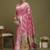 Pink ethnic motifs banarasi fastive saree