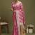 Pink ethnic motifs banarasi fastive saree
