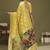 Yellow ethnic motifs banarasi fastive saree