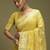 Yellow ethnic motifs banarasi fastive saree