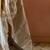 Beige solid saree