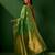 Green ethnic motifs woven designed kanjeevaram saree