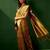 Gold ethnic motifs woven designed kanjeevaram saree