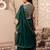 Green girls saree with blouse