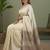 Cream  cotton sarees