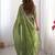 Green shimmer chiffon sequins embroideried blouse piece & sarees