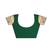 Green woven design zari weaving paithani saree with unstitched blouse
