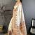 Off white woven design silk blend handloom jamdani saree