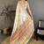 Off white woven design silk blend handloom jamdani saree