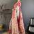 Pink woven design zari silk blend handloom jamdani saree