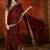 Maroon floral embroidered tissue heavy work saree