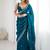Blue embroidered sarees blouse piece