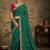 Green embroidered sarees