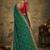 Green embroidered sarees