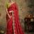 Red embroidered sarees