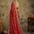 Red embroidered sarees