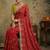 Red embroidered sarees