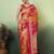 Pink woven design zari saree with unstitched blouse