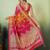 Pink woven design zari saree with unstitched blouse