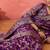 Purple woven design banarasi saree with blouse piece