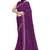 Designer wine heavy resham embroidery work georgette saree