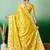 Yellow ethnic motif zari woven tassel detail kanjeevaram saree with blouse