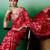 Red ethnic motif zari woven tassel detail kanjeevaram saree