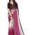 designer pink brown handwork zarkan border work silk blend saree