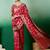 Red ethnic motif zari woven tassel detail kanjeevaram saree