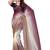 designer brown wine handwork zarkan border work silk blend saree